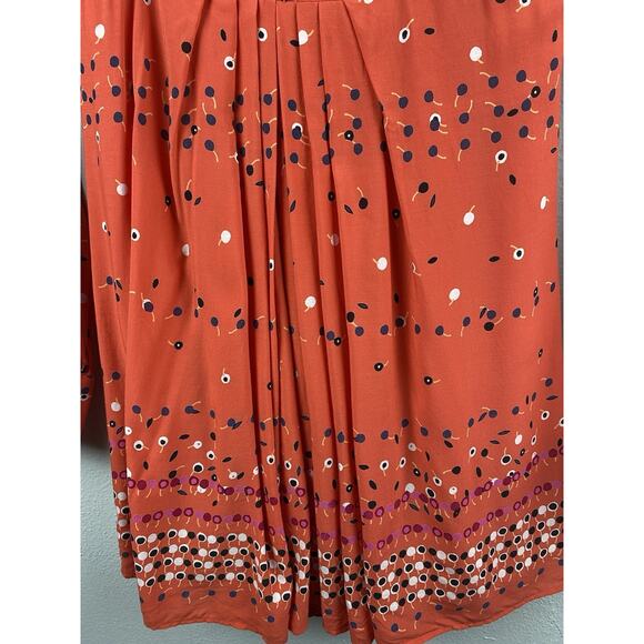 Free People Sz 4 Coryn Open Keyhole Batwing Pleats Wstbnd Cvrd Btn LS Mini Dress - Picture 5 of 14